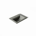 thumbnail image 1 of Kohler 2337-1-58 22.75 in. Rectangular Drop-In Bathroom Sink with 1-Hole - Thunder Gray, 1 of 1