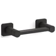thumbnail image 1 of Kohler K-23528 Parallel Wall Mounted Pivoting Toilet Paper Holder - Black, 1 of 4