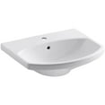 thumbnail image 1 of Kohler K-2363-1 Cimarron 21" Pedestal Bathroom Sink - White, 1 of 4