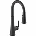 thumbnail image 1 of Kohler 23764-BL Tone Pull Down Kitchen Faucet, Kitchen Sink Faucets with Pull Down Sprayer, Matte Black, 1 of 7