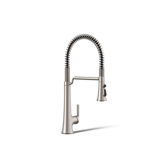 KOHLER 23765-VS Tone Semi Professional Kitchen Faucet, Vibrant Stainless