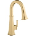 thumbnail image 1 of Kohler K-23830 Riff 1.5 GPM Single Hole Pull Down Kitchen Faucet - Vibrant Brushed Moderne, 1 of 7