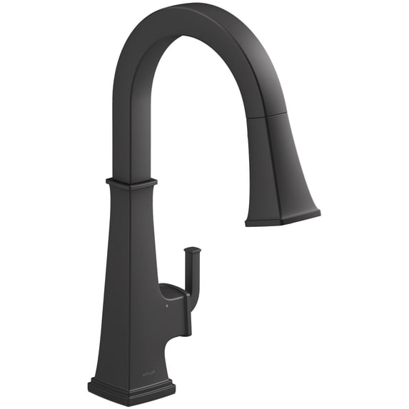 Kohler K-23832 Riff Touchless Pull-Down Kitchen Sink Faucet - Black