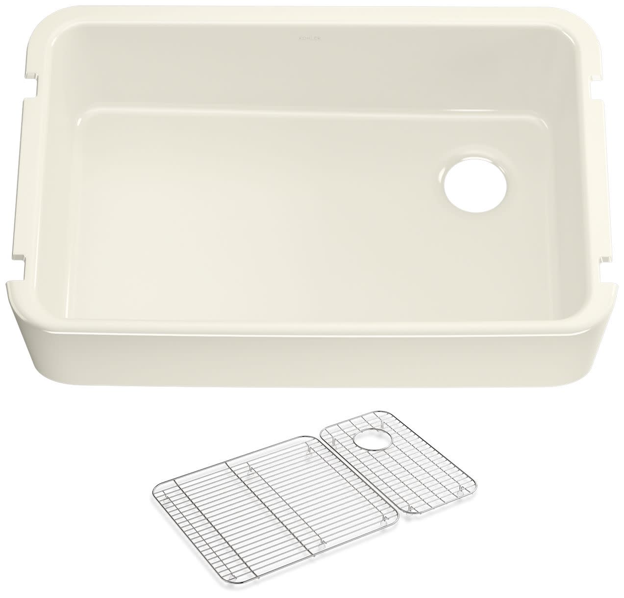 Kohler K24268 Ironridge 34" Undermount Single Basin Cast Iron Kitchen