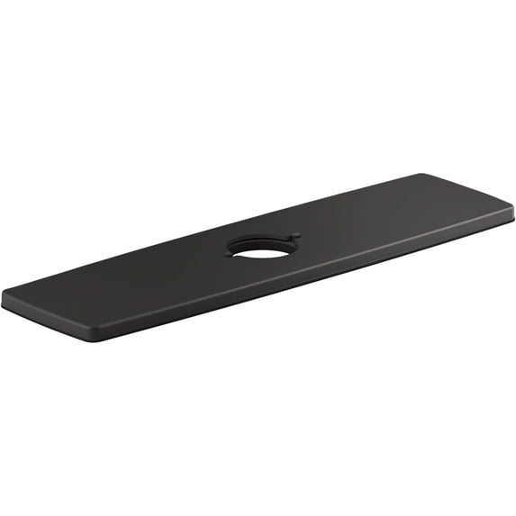 Kohler K-24462 Riff 10-7/16" Escutcheon Plate - Black