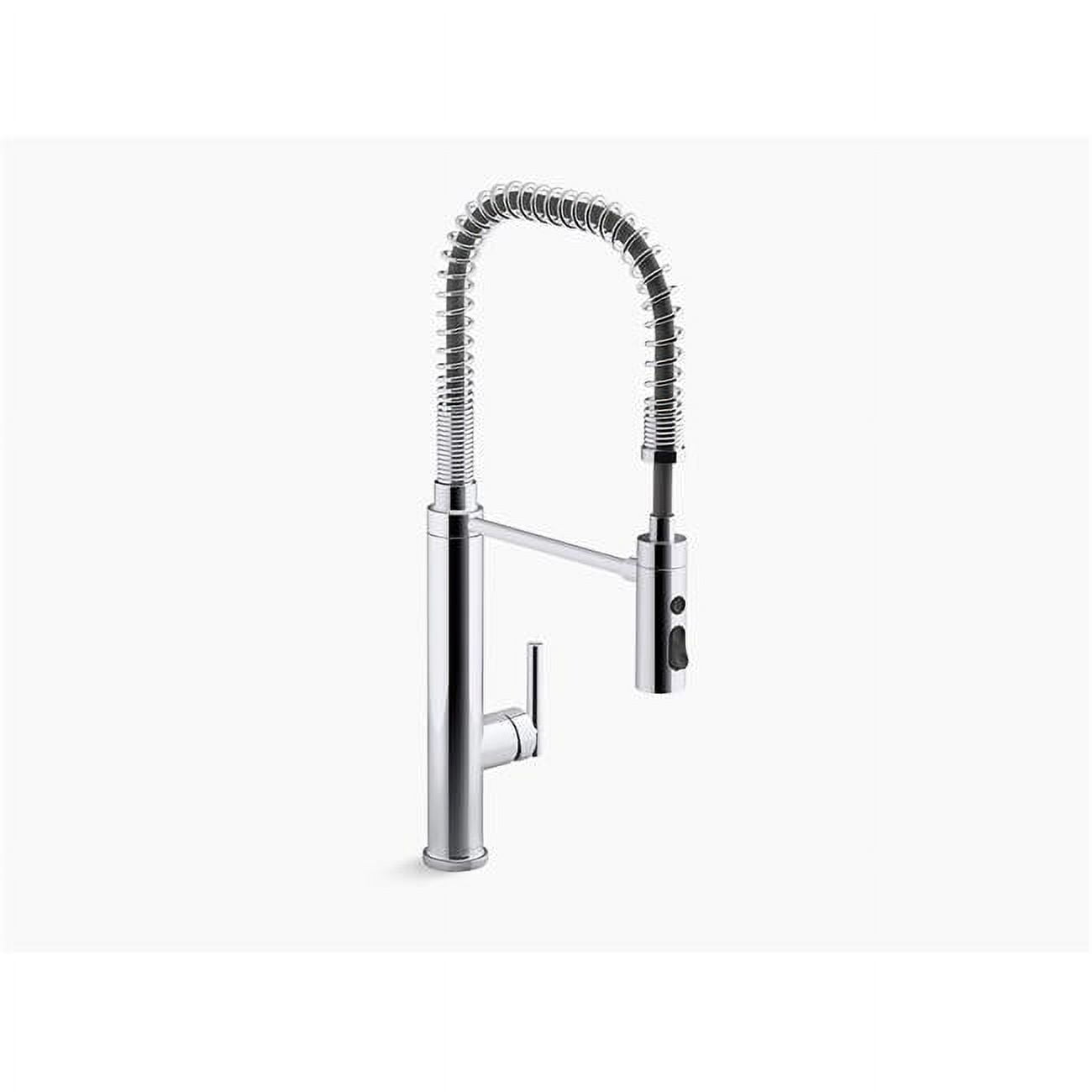 Purist 30.75" Chrome Semi-Professional Kitchen Faucet with Pull-Out Spray