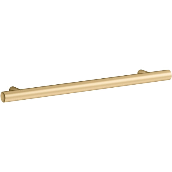 Kohler K-25499 Purist 7" Center To Center Bar Cabinet Pull - Vibrant Brushed Moderne Brass