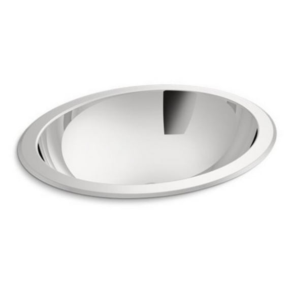 Kohler K-2609-Mu Bachata 17-1/8" Mirrored Stainless Steel Drop-In / Undermount Bathroom