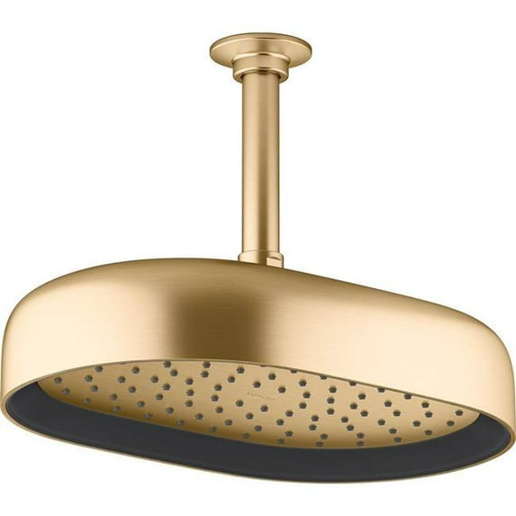 Kohler K-26293 Statement 2.5 GPM Single Function Rain Shower Head - Vibrant Brushed