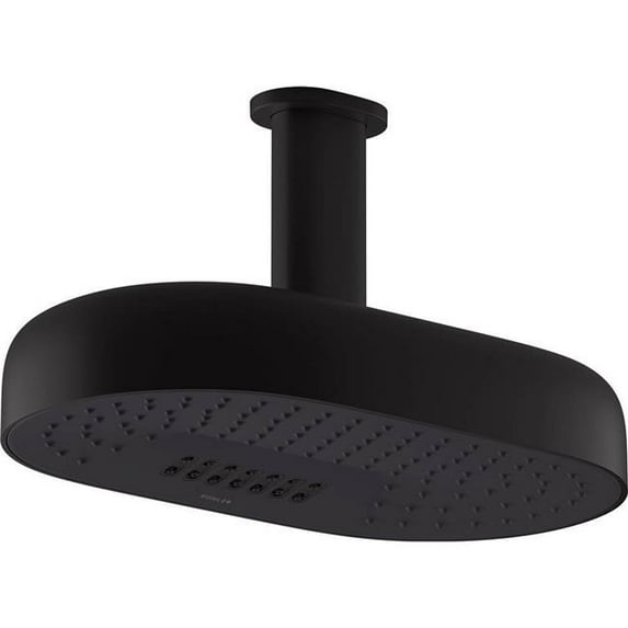 Kohler K-26295 Statement 2.5 GPM Multi Function Rain Shower Head - Black