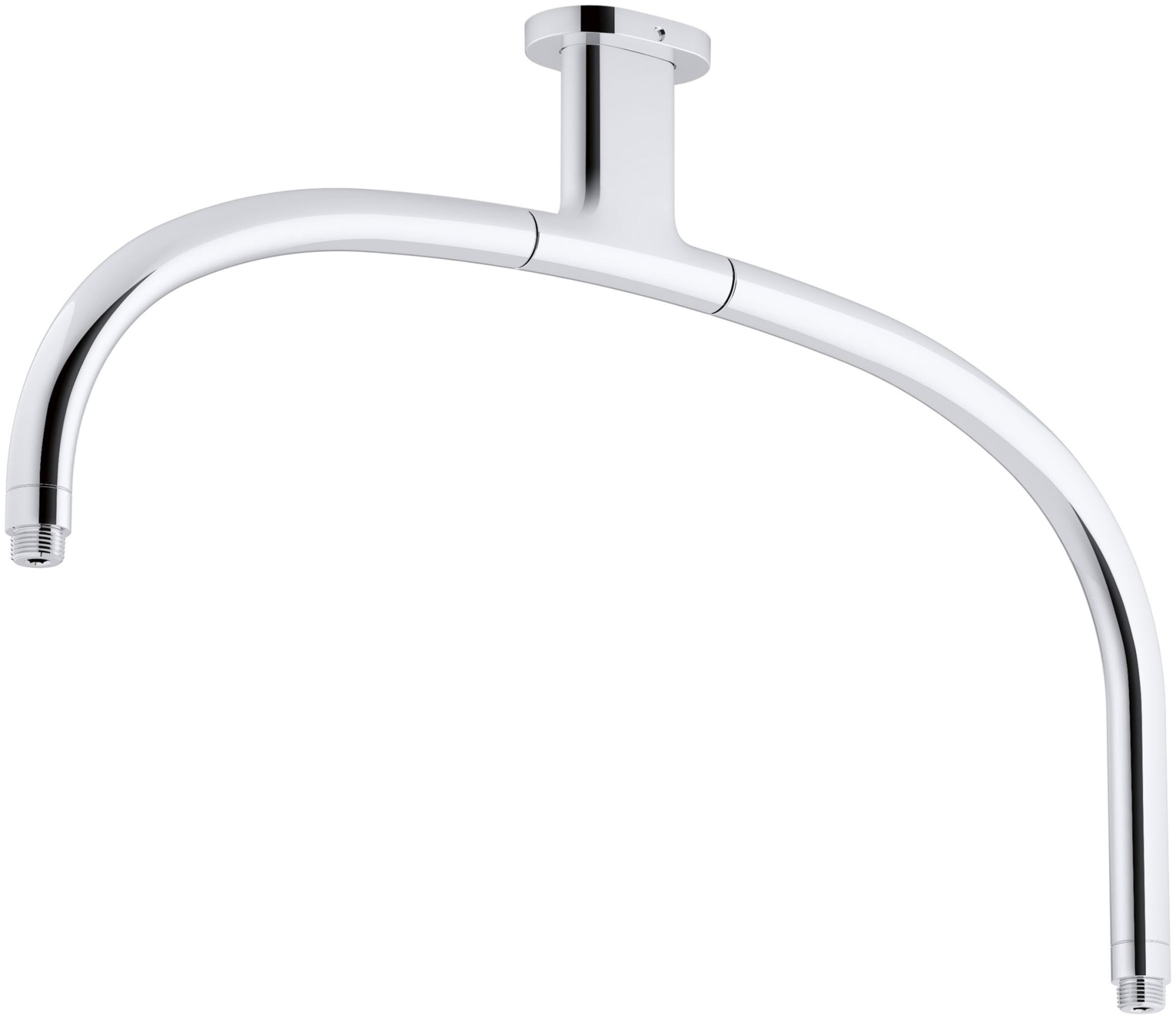 Kohler 26305-CP Statement Iconic Dual Shower Arm - Polished Chrome ...