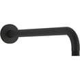 thumbnail image 1 of Kohler  16 in. 1-Function Statement Wall-Mount Single-Function Rainhead Arm & Flange - Matte Black, 1 of 1