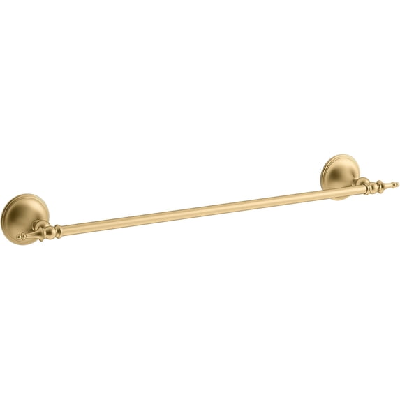 Kohler K-26523 Decorative 18" Towel Bar - Brushed Modern Brass