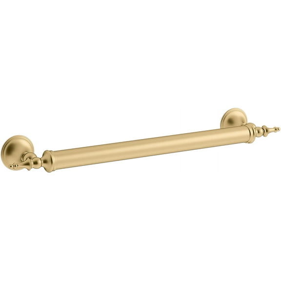 Kohler K-26529 Decorative 18" Grab Bar - Brushed Modern Brass