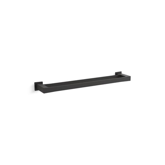 Kohler 26643-BL 24 in. Double Towel Bar - Matte Black
