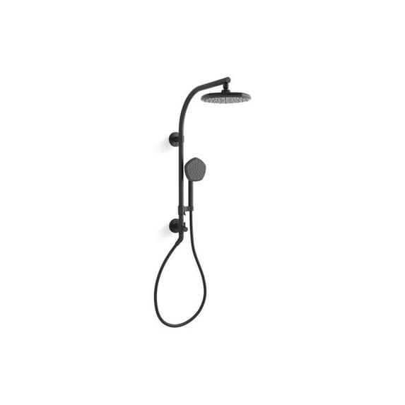 Kohler K-27118-G Hydrorail-R Occasion Retrofit Shower - Black