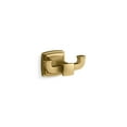 thumbnail image 1 of Kohler K-27411 Riff Double Robe Hook - Vibrant Brushed Moderne Brass, 1 of 6