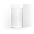 thumbnail image 1 of Kohler 27604-10L-BNK 71.5 x 46 in. Composed Frameless Pivot Shower Door with 0.37 in. Thick Crystal Clear Glass - Anodized Brushed Nickel, 1 of 6