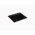 thumbnail image 1 of Kohler K-28003-1 Kennon 25" Undermount Single Basin Quartz Composite Kitchen Sink - Black, 1 of 7