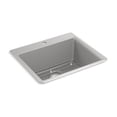 thumbnail image 1 of Kohler K-28003-1 Kennon 25" Undermount Single Basin Quartz Composite Kitchen Sink - Grey, 1 of 6