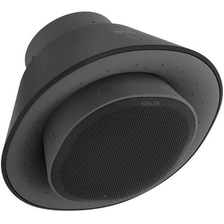 Kohler K-28238-GKE-BL 1.75 GPM Moxie Showerhead & Wireless Speaker - Matte Black