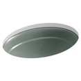 thumbnail image 1 of Kohler K-2824 Serif 20-5/8" Undermount Cast Iron Bathroom Sink - Basalt, 1 of 9