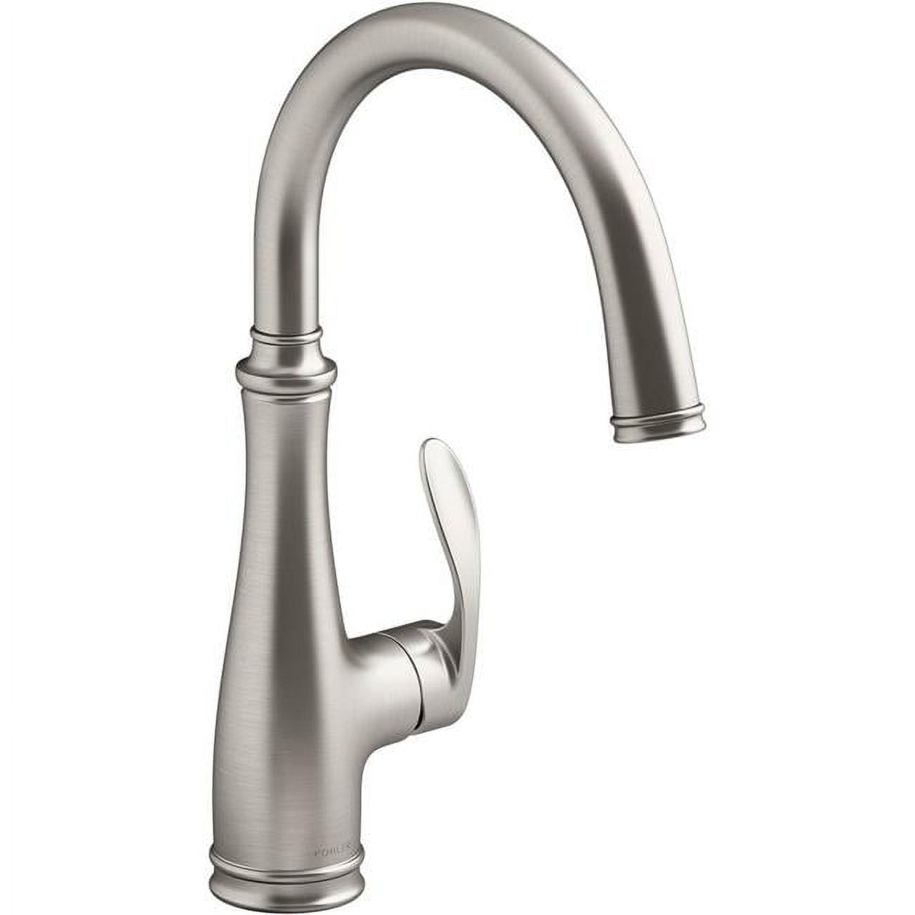 Bellera Vibrant Stainless Steel Single Handle Kitchen Faucet