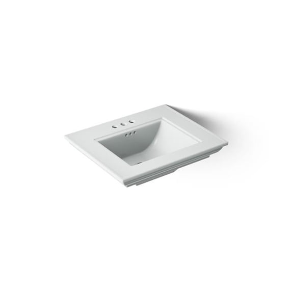 Kohler 29999-4-95 25 in. Pedestal Console Table Bathroom Sink - Ice Gray