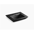 thumbnail image 1 of Kohler K-29999-8 Memoirs Stately 24-1/2" Fireclay Pedestal Sink - Black, 1 of 8