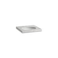 thumbnail image 1 of Kohler 3023-WH 24 x 22 in. Console Tabletop with 8 in. Widespread Faucet Holes - White Carrara Marble, 1 of 3