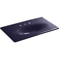 thumbnail image 1 of Kohler 3051-8-DGB 43 in. Enameled Cast Iron Vanity Top with Integrated Oval Sink & 1-Hole - Indigo Blue, 1 of 2