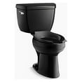 thumbnail image 1 of Kohler K-3519-7 1.0 GPF Highline Classic Comfort Height Elongated Toilet with Pressure Lite Flushing Technology, Black & Black - 2 Piece, 1 of 2