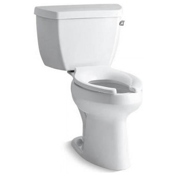 Kohler K-3519-RA-0 Highline Classic Comfort Height Elongated Chair Height Toilet, White - 2 Piece