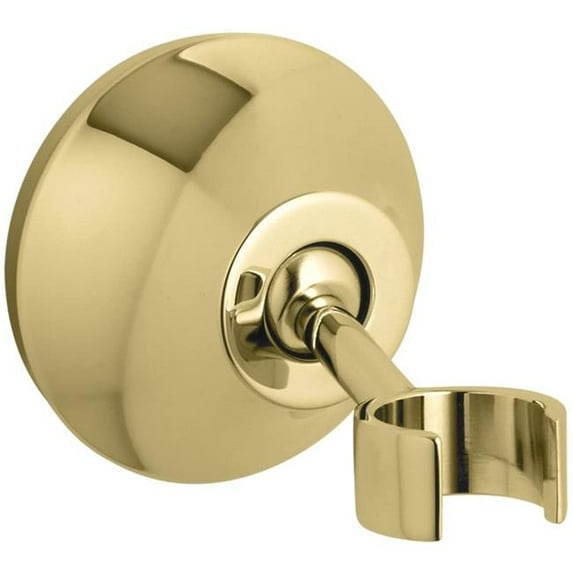 Kohler K-352-PB Forte Wall Mount Handshower Holder, Polished Brass