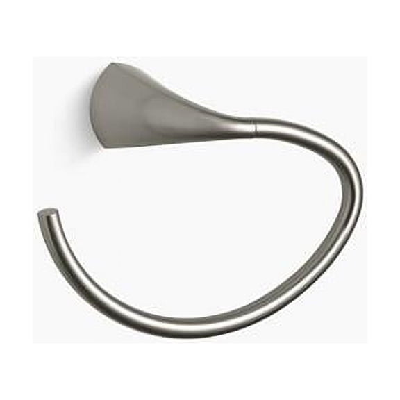 KOHLER Alteo Towel Ring Vibrant Brushed Nickel Wall Mounted Bathroom Holder