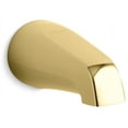 thumbnail image 1 of Kohler K-373-S Classic 4-7/16" Non-Diverter Wall Mounted Tub Spout - Brass, 1 of 2