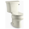 thumbnail image 1 of Kohler K-3947-UR-96 1.28GPF Wellworth 2 Piece Round-Front Toilet with Right-Hand Trip Lever, Insulated Tank & 14 in. Rough-In - Biscuit, 1 of 1