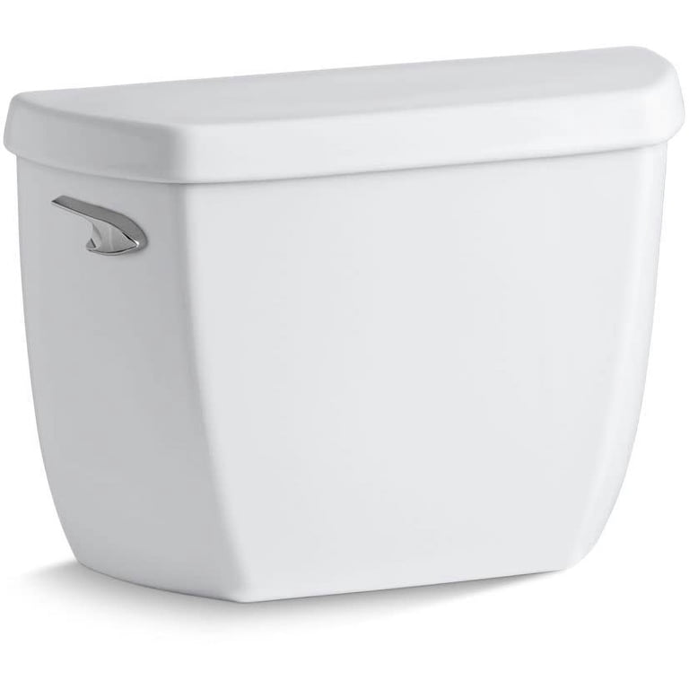 KOHLER Wellworth 1.28 GPF Toilet Tank With Lock - High Efficiency Water Saving Toilet
