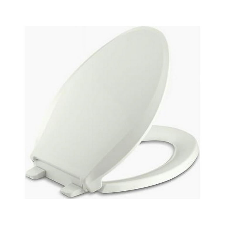 Cachet Elongated Closed Front Toilet Seat with Q3 Advantage in White
