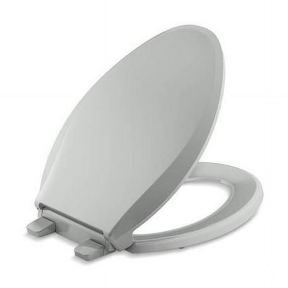 Kohler K-4636-Rl Cachet Elongated Closed-Front Toilet Seat - Grey