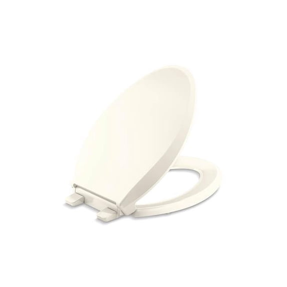 Kohler 4636-RL-96 Cachet Ready Latch Quiet-Close Elongated Toilet Seat - Biscuit