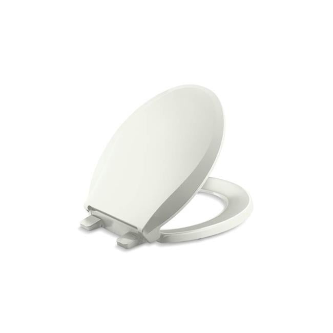 Kohler K-4639-Rl Cachet Readylatch Round-Front Quiet-Close Toilet Seat - Dune