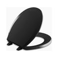 thumbnail image 1 of Kohler K-4662-7 Lustra Quick-Release Round-Front Toilet Seat - Black, 1 of 2