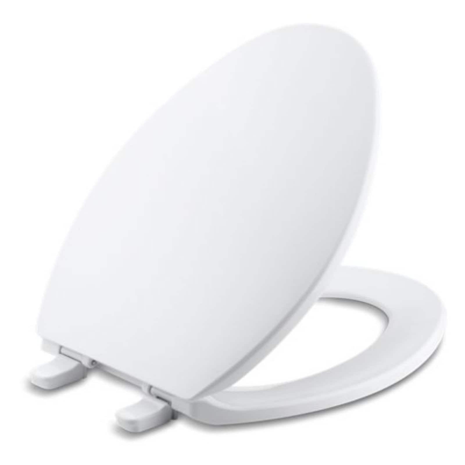 Kohler K47750 Brevia Round Closed Front Toilet Seat with Quick