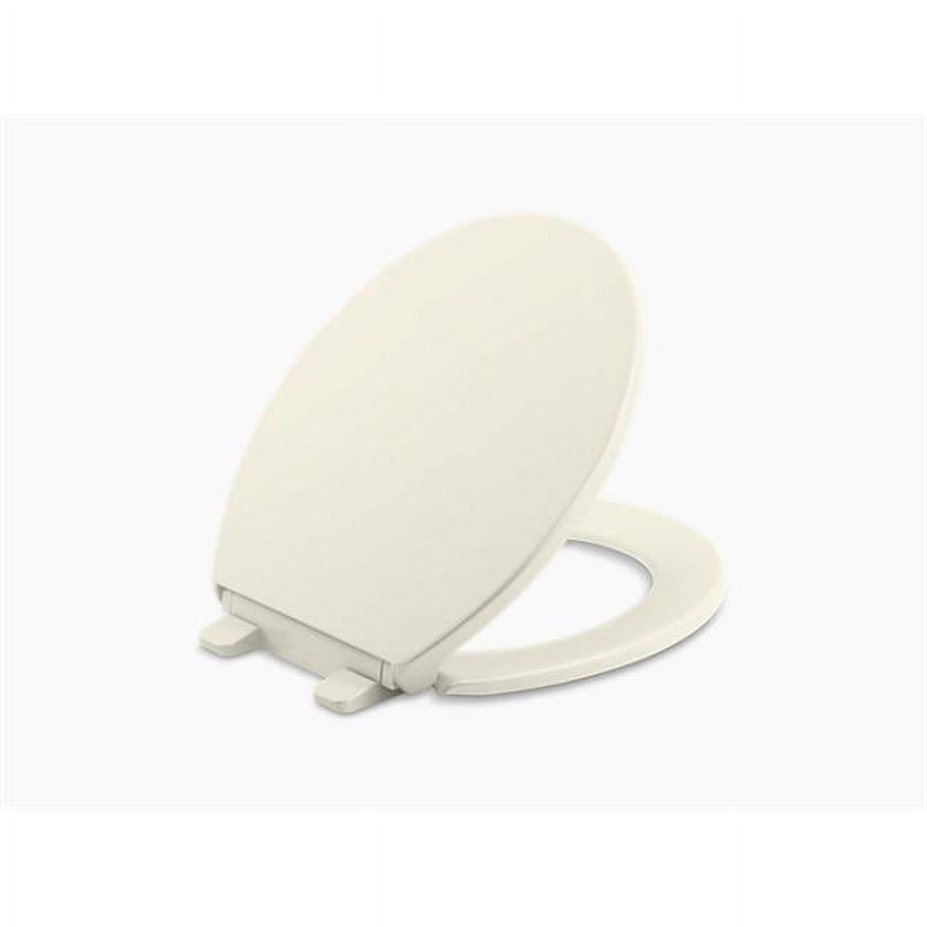 Kohler K-4775-96 Brevia Quick-Release Round-Front Toilet Seat - Biscuit ...