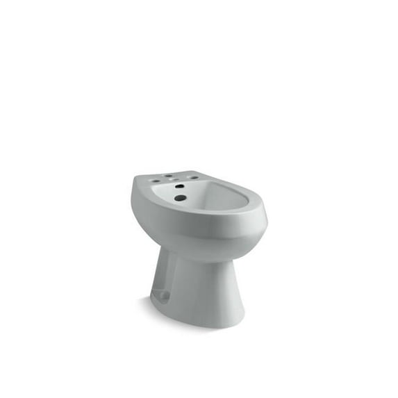 Kohler 4854-95 Vertical Spray Bidet with 4 Faucet Holes - Ice Gray