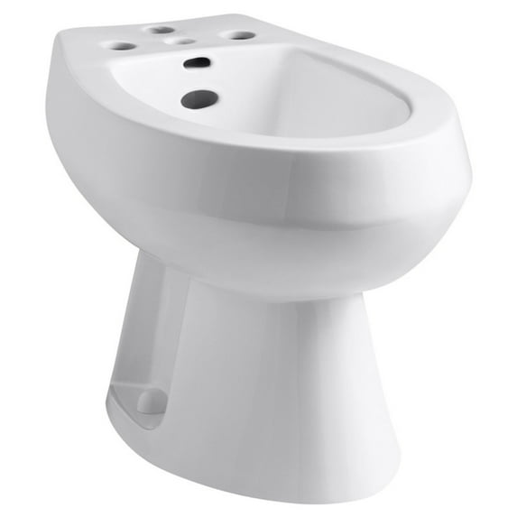 Kohler K-4854 San Tropez Vertical Spray Bidet - White