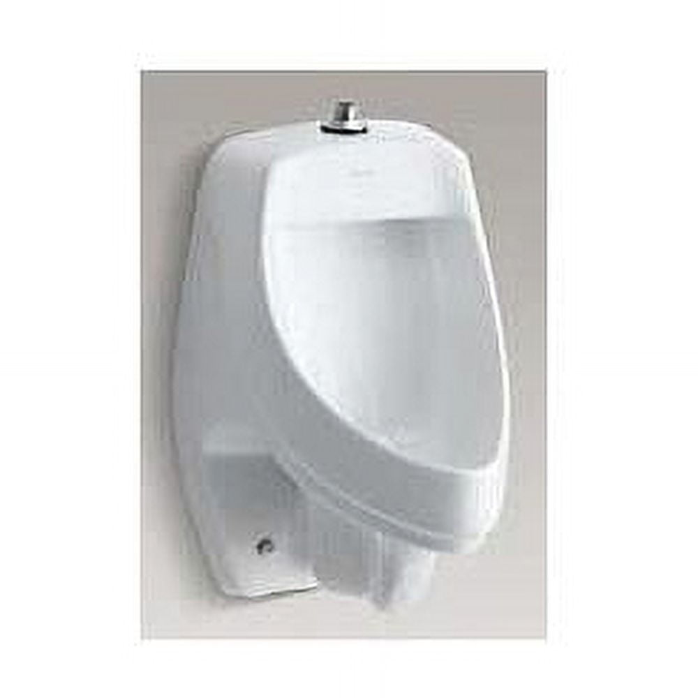 White Vitreous China Wall-Mount Urinal with Top Spud
