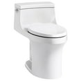 thumbnail image 1 of San Souci 1-piece 1.28 GPF Single Flush Elongated Toilet in White, 1 of 6