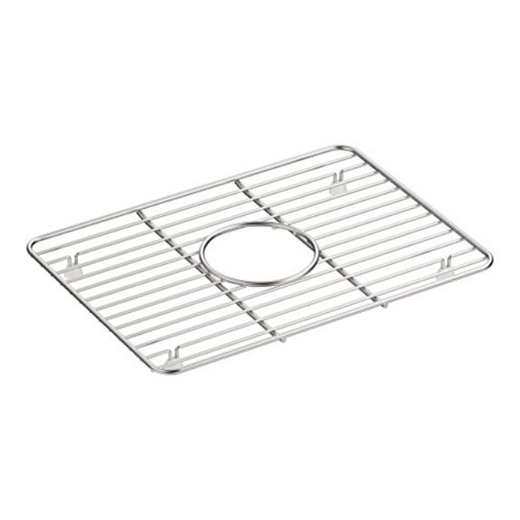 KOHLER 5198-ST Cairn Stainless Steel Sink Rack for Small Bowl, 10-3/8" x 14-1/4", Stainless Steel